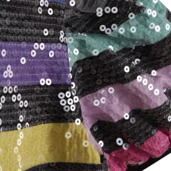 SONIA RYKIEL Robe Rayée à Sequins -Petit Monde Soldes A12014 Z41 003