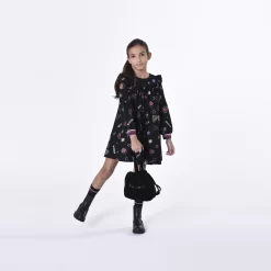 SONIA RYKIEL Robe à Manches Longues -Petit Monde Soldes A12025 Z41 101