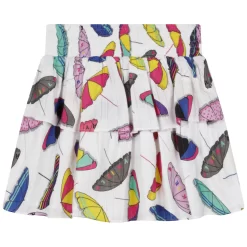 SONIA RYKIEL Jupe à Volants En Popeline