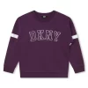 DKNY Sweat-shirt Coton Logo Brodé