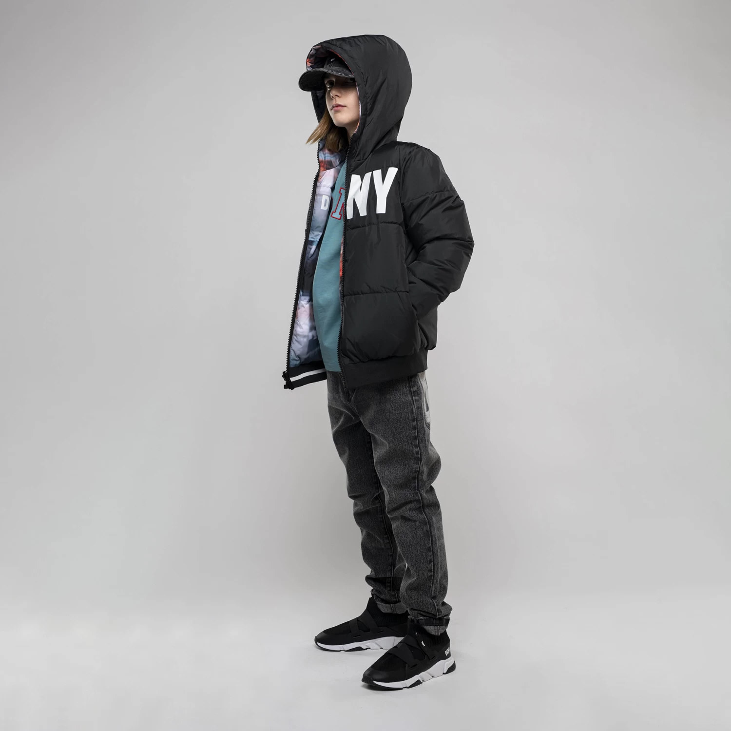 DKNY Doudoune Réversible Déperlante 5 DKNY Doudoune Réversible Déperlante – Image 5