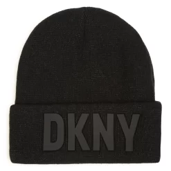 DKNY Bonnet En Tricot Avec Logo