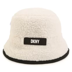 DKNY Bob Réversible Avec Logo -Petit Monde Soldes D31313 09B 003