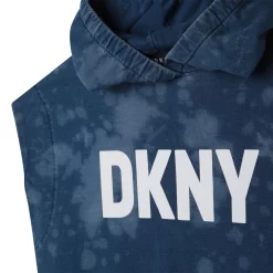 DKNY Robe Sans Manche à Capuche 6 DKNY Robe Sans Manche à Capuche -Petit Monde Soldes D32868 Z40 003