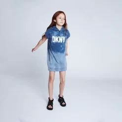 DKNY Robe Sans Manche à Capuche 7 DKNY Robe Sans Manche à Capuche -Petit Monde Soldes D32868 Z40 101