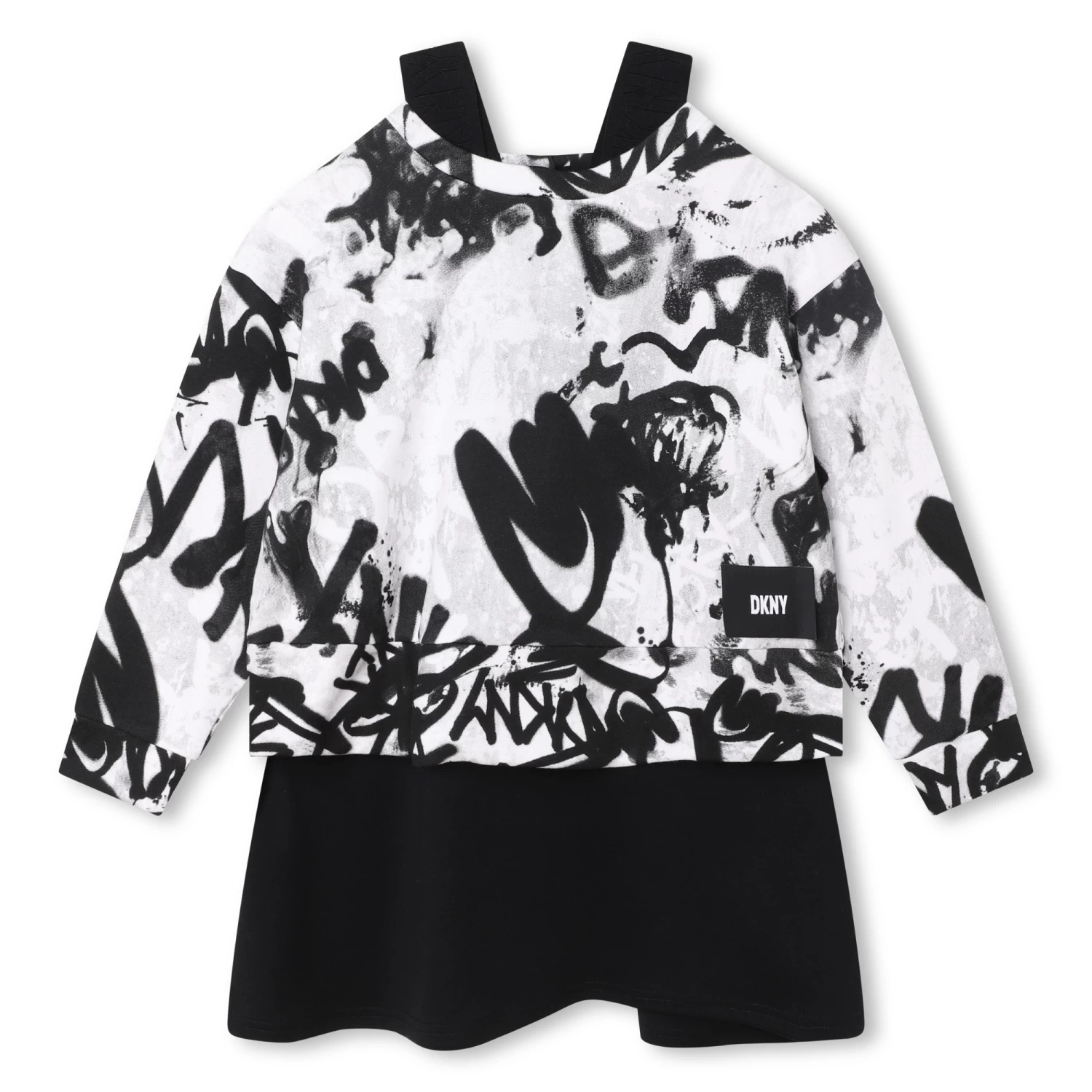 DKNY Robe 2-en-1 Avec Sweat-shirt 1 DKNY Robe 2-en-1 Avec Sweat-shirt
