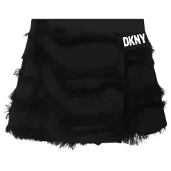 DKNY Jupe Short Avec Franges