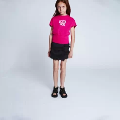 DKNY Jupe Short Avec Franges -Petit Monde Soldes D34A97 09B 101