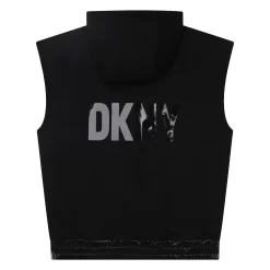 DKNY Veste Sans Manche Réversible -Petit Monde Soldes D36685 09B 004