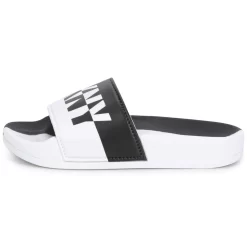 DKNY Claquettes Siglées -Petit Monde Soldes D39099 09B 006