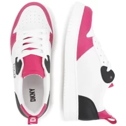 DKNY Baskets Esprit Skate à Lacets -Petit Monde Soldes D39108 10P 007