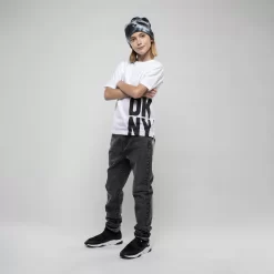 DKNY T-shirt à Manches Courtes -Petit Monde Soldes D55005 10P 101