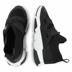 DKNY Baskets Chaussettes à Scratch -Petit Monde Soldes D59000 09B 007