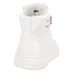 DKNY Baskets En Cuir à Lacets -Petit Monde Soldes D59002 10P 003