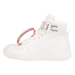 DKNY Baskets En Cuir à Lacets -Petit Monde Soldes D59002 10P 006