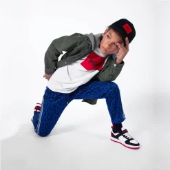 HUGO Pantalon De Jogging Imprimé -Petit Monde Soldes G24132 84N 101