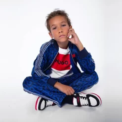 HUGO Pantalon De Jogging Imprimé -Petit Monde Soldes G24132 84N 105