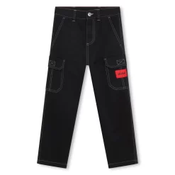 HUGO Pantalon Large à Poches