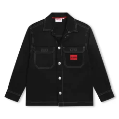 HUGO Surchemise En Toile Surpiquée