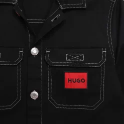 HUGO Surchemise En Toile Surpiquée -Petit Monde Soldes G25146 09B 003