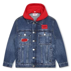 HUGO Veste En Jean Capuche Amovible