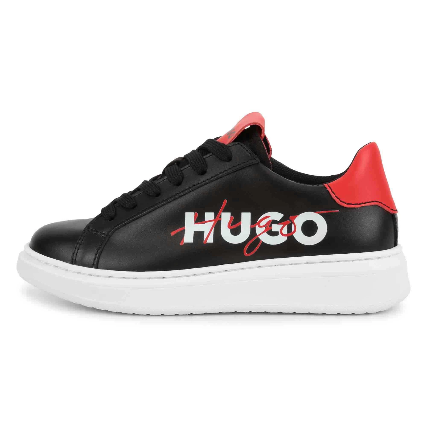 HUGO Baskets Lacées En Cuir 5 HUGO Baskets Lacées En Cuir – Image 5
