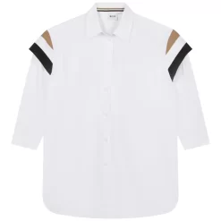 BOSS Robe Chemise En Coton