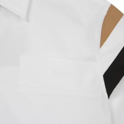 BOSS Robe Chemise En Coton -Petit Monde Soldes J12226 10P 003
