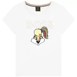 BOSS T-shirt à Manches Courtes -Petit Monde Soldes J15479 10P 007
