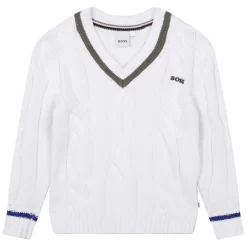 BOSS Pull En Coton Peigné