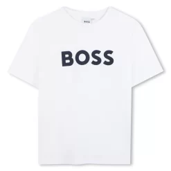 BOSS T-shirt Coton Manches Courtes
