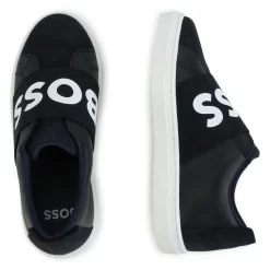 BOSS Baskets Basses Avec élastique -Petit Monde Soldes J29348 849 007