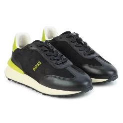 BOSS Baskets à Lacets En Cuir