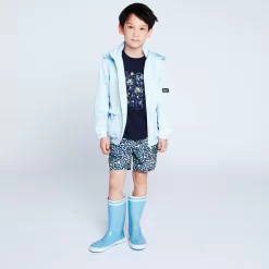 AIGLE Short De Bain Imprimé à Badge -Petit Monde Soldes M24011 688 102