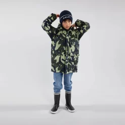 AIGLE Parka Imprimée à Capuche -Petit Monde Soldes M26019 642 101