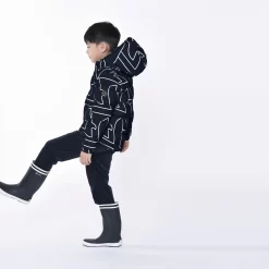 AIGLE Doudoune Imprimée Monogramme -Petit Monde Soldes M56033 857 106