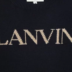 LANVIN Robe à Godets Tricotée -Petit Monde Soldes N12081 859 003