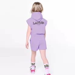 LANVIN Combinaison Short à Capuche -Petit Monde Soldes N14054 933 101