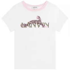 LANVIN T-shirt Manches Courtes Coton
