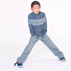 LANVIN Jean 5 Poches En Coton -Petit Monde Soldes N24058 Z04 103