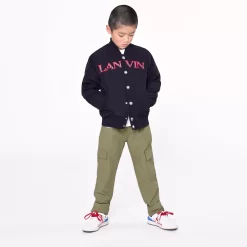 LANVIN Pantalon Multipoches En Coton 6 LANVIN Pantalon Multipoches En Coton -Petit Monde Soldes N24059 664 101