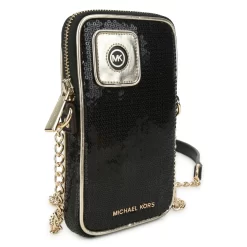 MICHAEL KORS Sacoche Téléphone En Sequins -Petit Monde Soldes R10190 09B 003