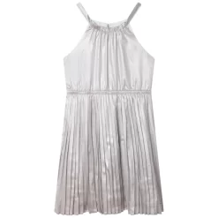 MICHAEL KORS Robe Midi Plissée à Médaille