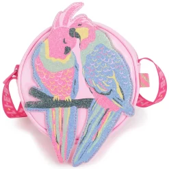 BILLIEBLUSH Sac à Main Rond Perroquet