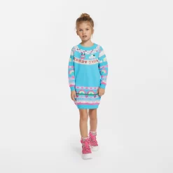 BILLIEBLUSH Robe Pull Jacquard Et Sequins 7 BILLIEBLUSH Robe Pull Jacquard Et Sequins -Petit Monde Soldes U12869 77S 101