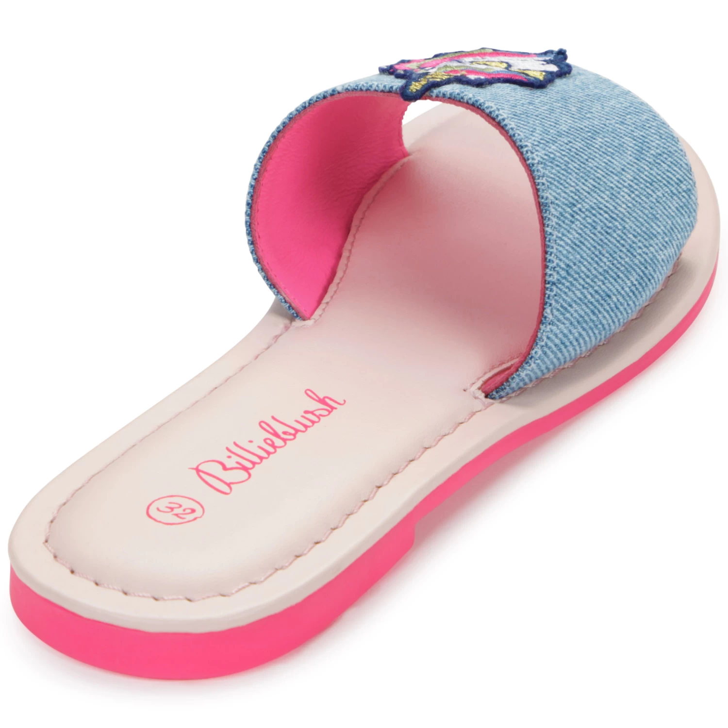 BILLIEBLUSH Mules Avec Licorne Brodée 3 BILLIEBLUSH Mules Avec Licorne Brodée – Image 3