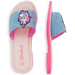 BILLIEBLUSH Mules Avec Licorne Brodée 12 BILLIEBLUSH Mules Avec Licorne Brodée -Petit Monde Soldes U19353 Z13 006