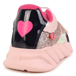 BILLIEBLUSH Baskets Pailletées à Scratchs -Petit Monde Soldes U19367 Z41 003