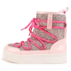 BILLIEBLUSH Après-ski Pailletés à Lacets -Petit Monde Soldes U19369 45S 006