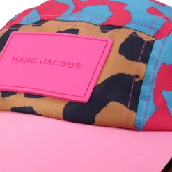 MARC JACOBS Casquette En Toile Léopard -Petit Monde Soldes W11068 83E 003
